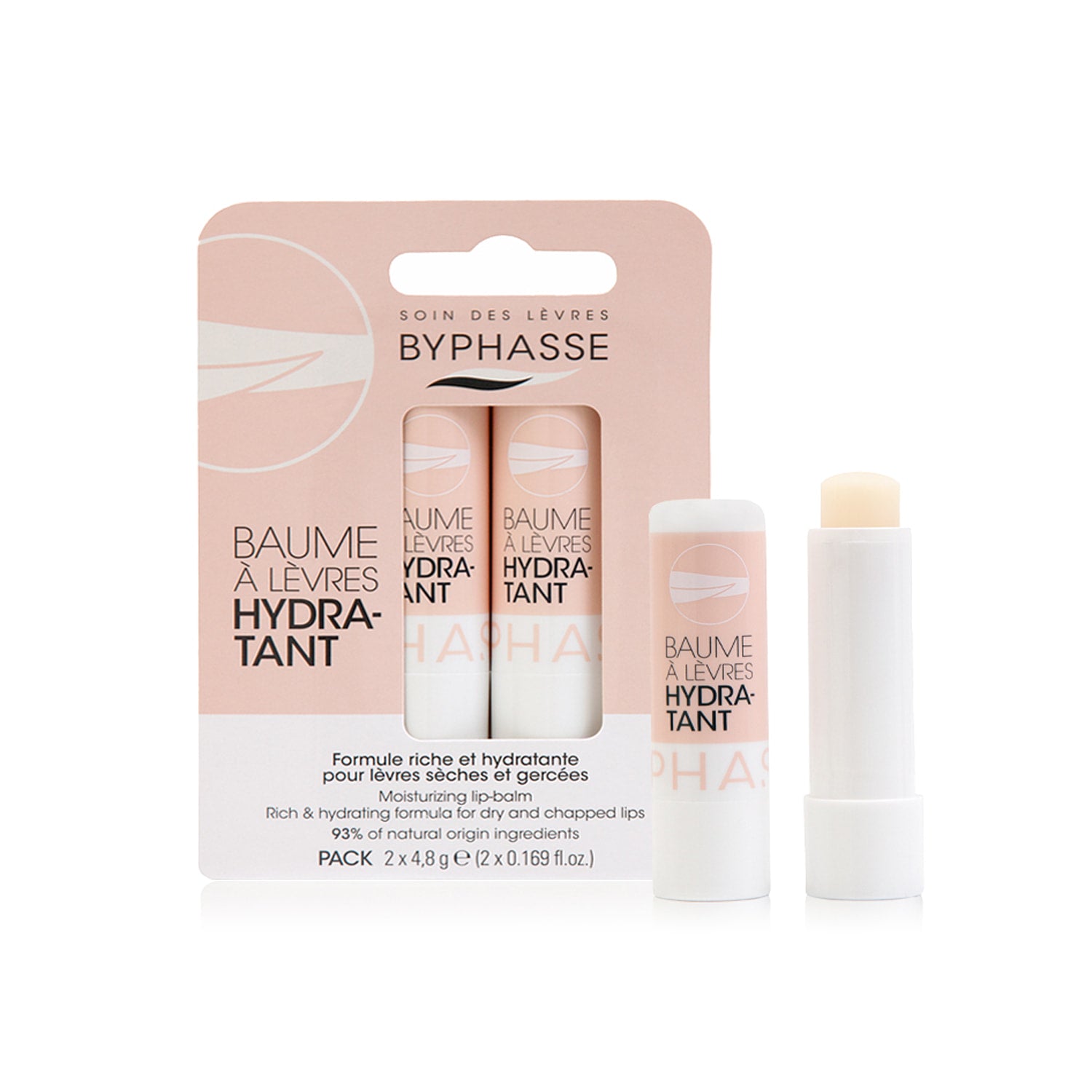 BYPHASSE MOISTURIZING LIP BALM 2 u