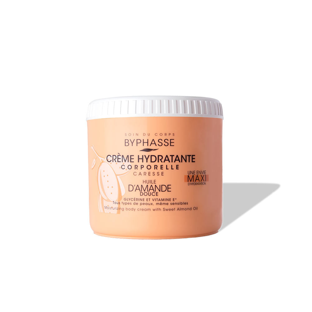 BYPHASSE MOISTURIZING body cream #sweet almond 500 ml