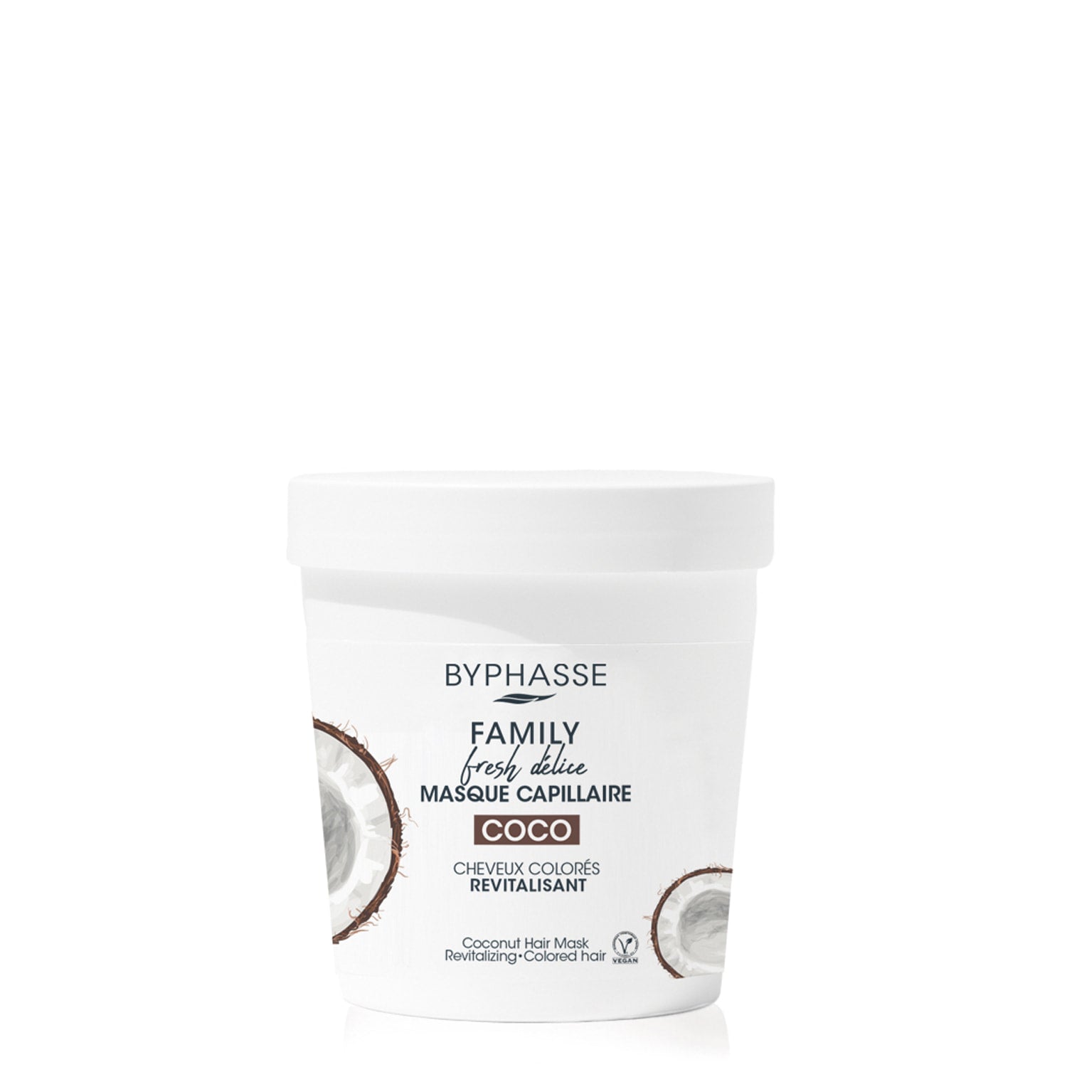 Masque BYPHASSE FAMILY FRESH DELICE cheveux colorés 250 ml
