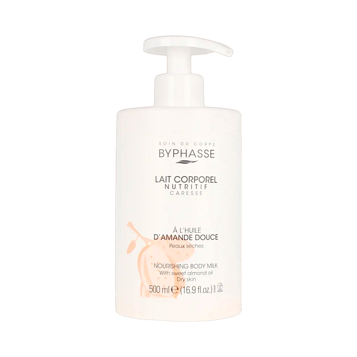 BYPHASSE Nourishing BODY MILK with almond oil 500 ml