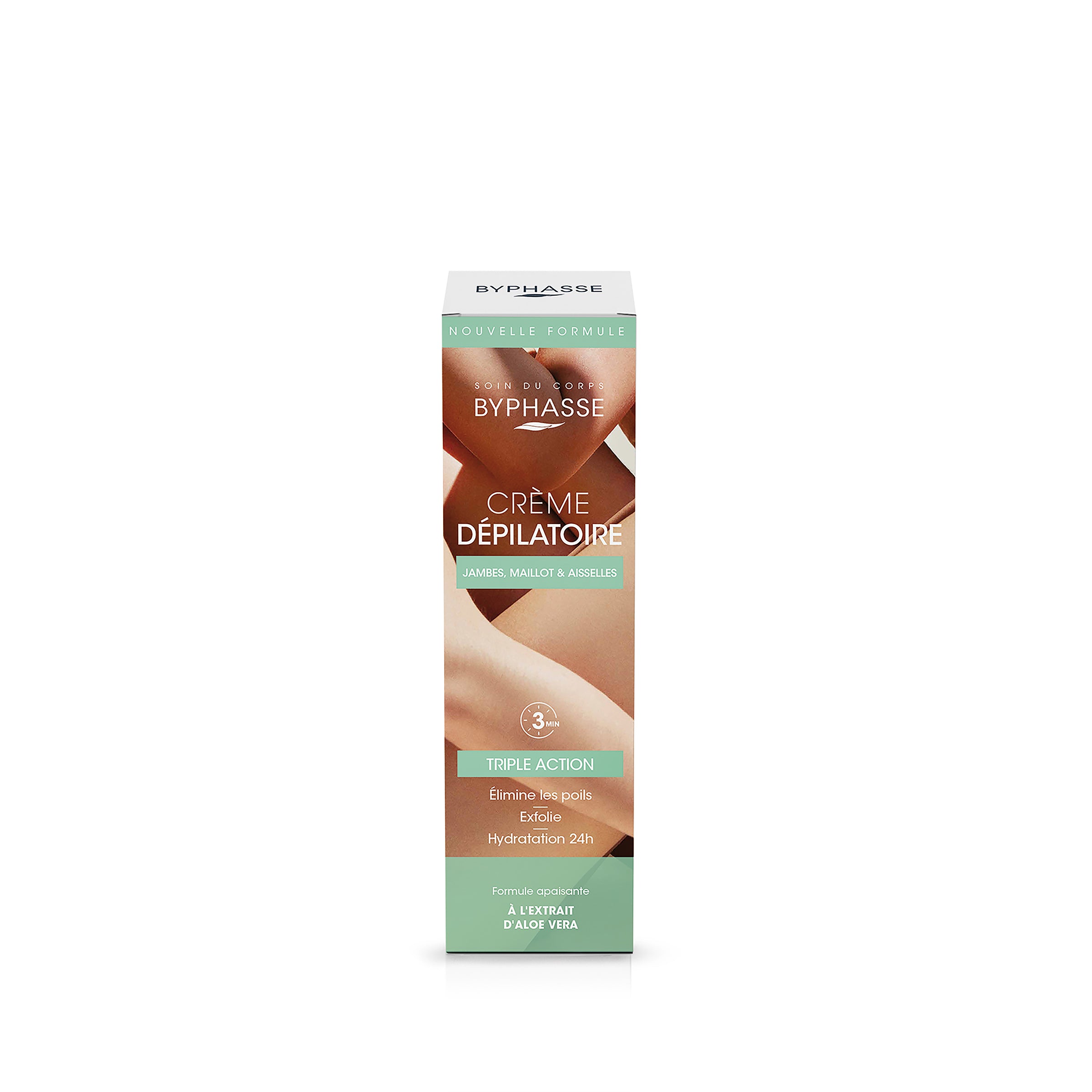 BYPHASSE HAIR REMOVAL CREAM aloe vera extract 125 ml