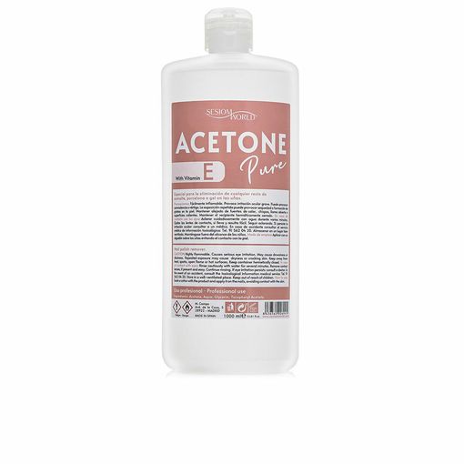 SESIOM WORLD ACETONE PURE solvente per smalto acrilico 1000 ml