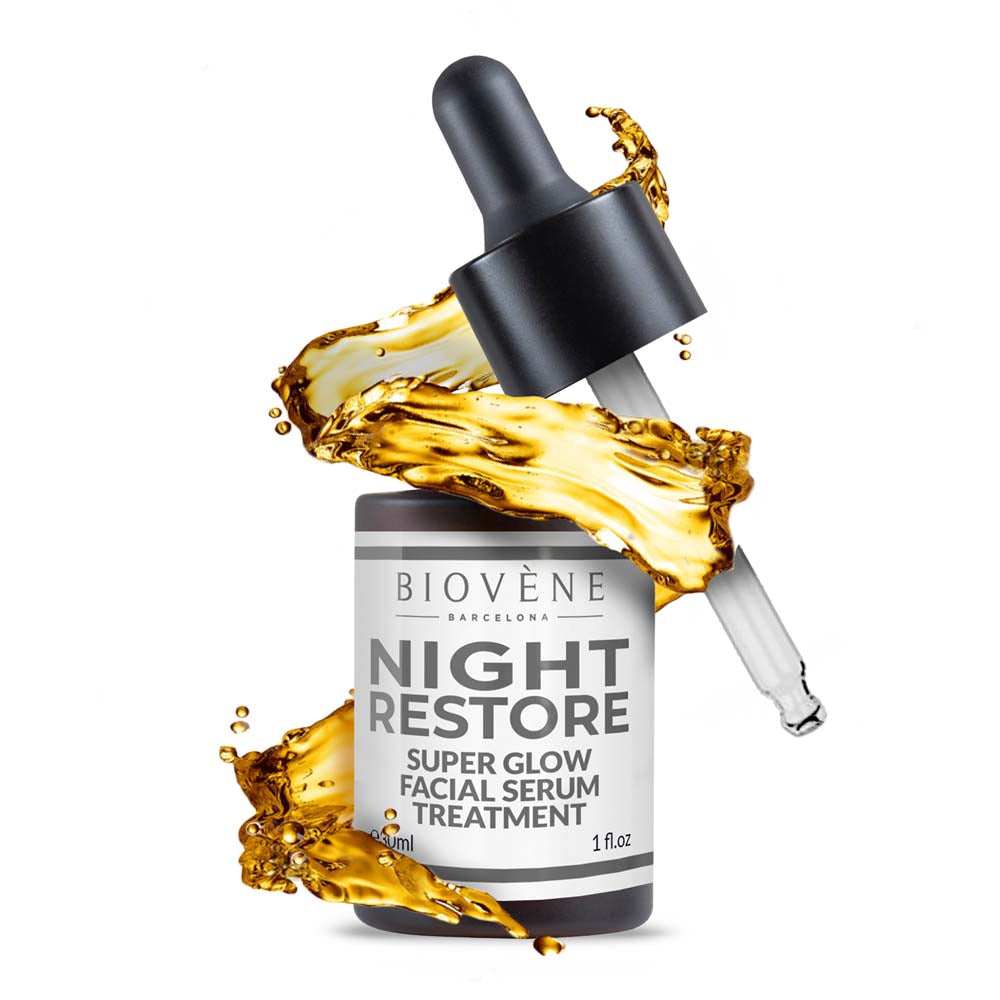 BIOVÈNE NIGHT RESTORE super glow facial serum treatment 30 ml