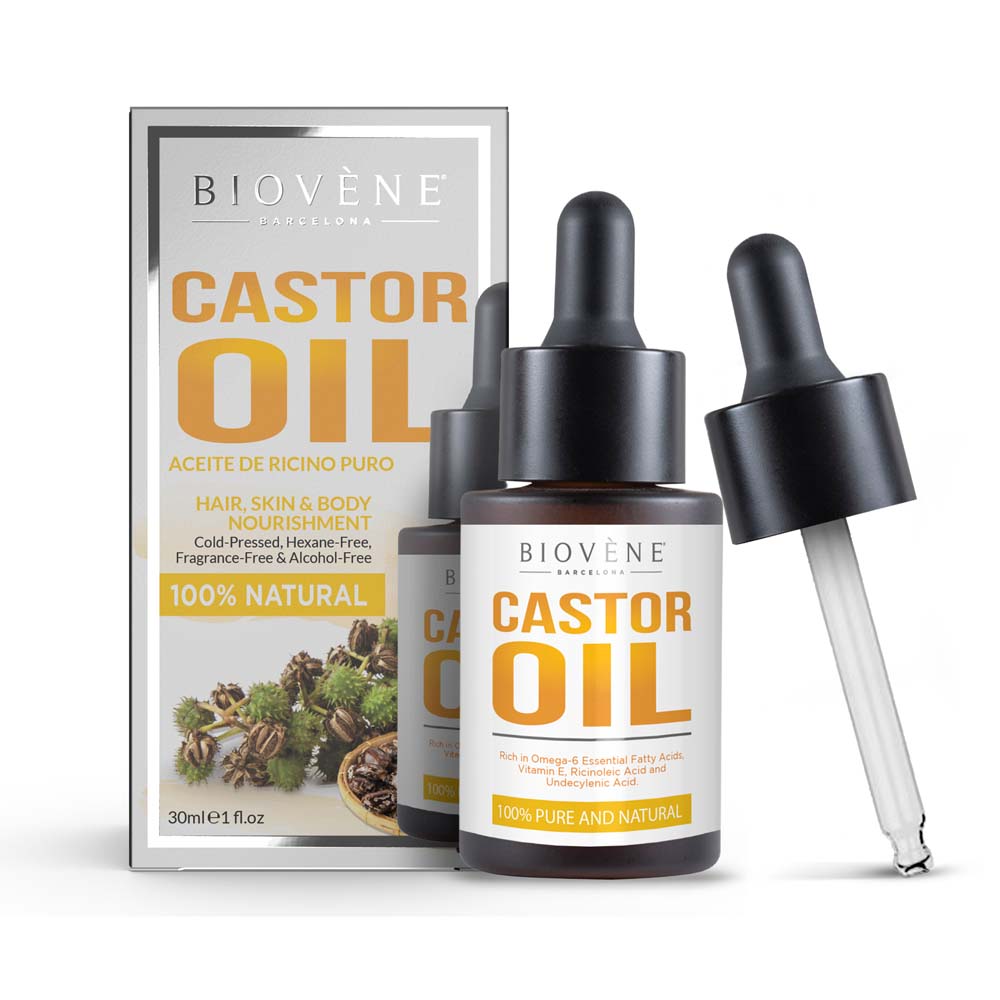 BIOVÈNE HUILE DE RICIN soin nourrissant cheveux, peau et corps 30 ml