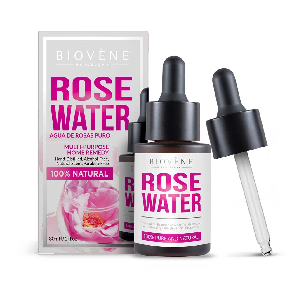 BIOVÈNE EAU DE ROSE PURE ET NATURELLE remède maison multi-usage 30 ml
