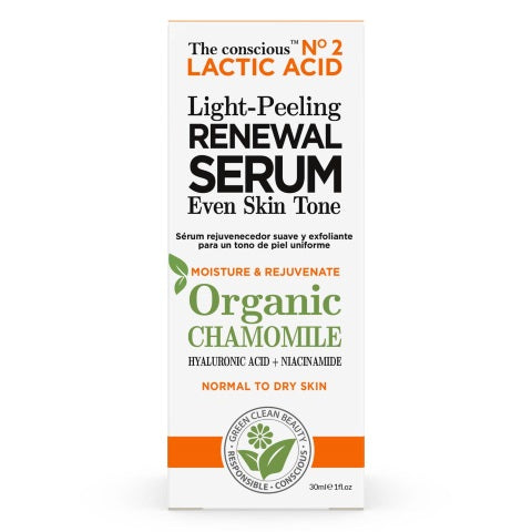 THE CONSCIOUS™ SIERO RINNOVATORE delicato all'ACIDO LATTICO camomilla biologica 30 ml