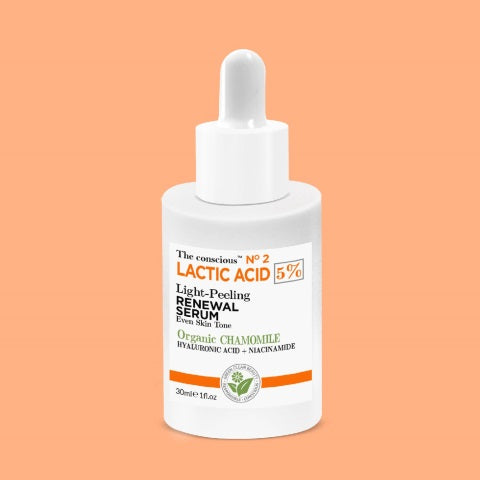 THE CONSCIOUS™ SIERO RINNOVATORE delicato all'ACIDO LATTICO camomilla biologica 30 ml