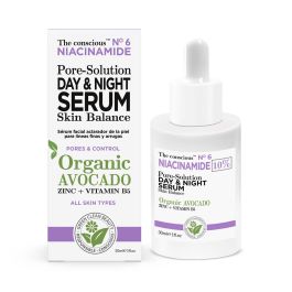 THE CONSCIOUS™ NIACINAMIDE sérum jour & nuit anti-pores avocat bio 30 ml