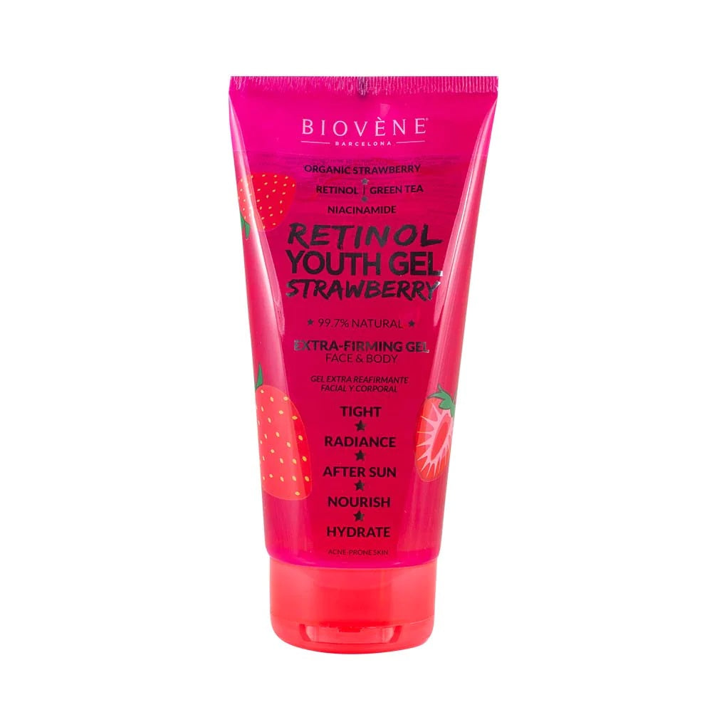 BIOVÈNE RÉTINOL GEL JEUNESSE FRAISE extra-raffermissant visage & corps 200 ml