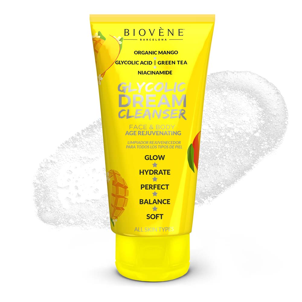 BIOVÈNE GLYCOLIC DREAM CLEANSER face & body age rejuvenating 200 ml