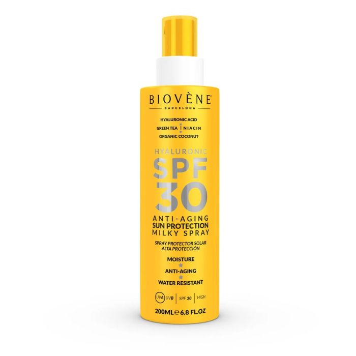 BIOVÈNE LAIT SOLAIRE ANTI-ÂGE HYALURONIQUE SPF30 200 ml