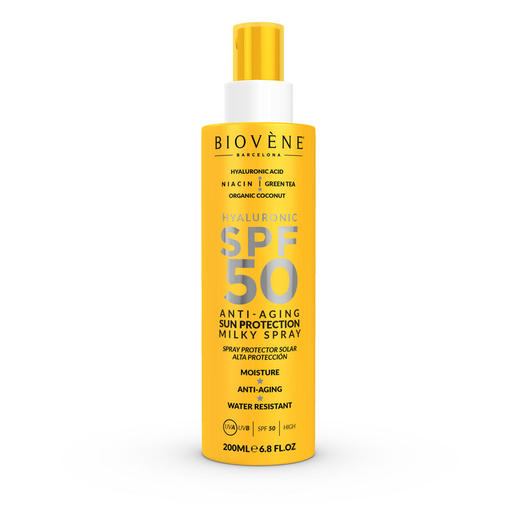 BIOVÈNE LATTE SOLARE ANTI-ETÀ all'acido ialuronico SPF50 200 ml