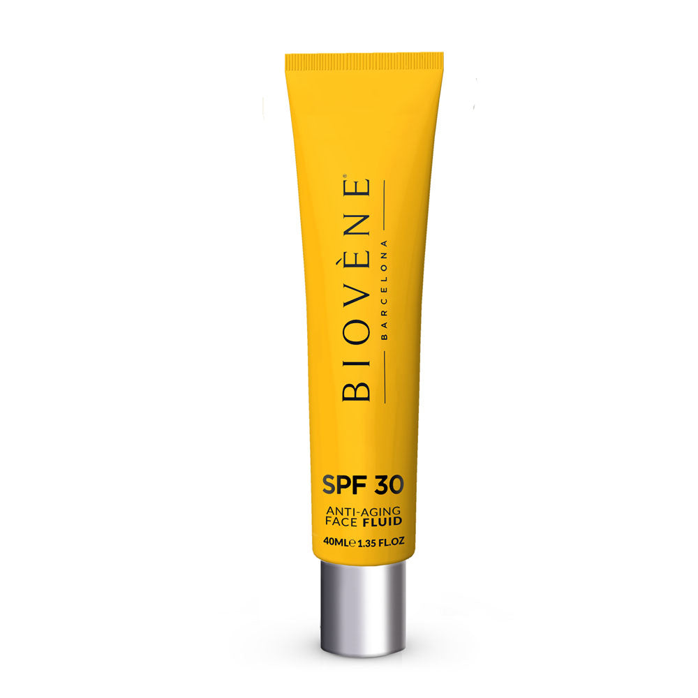 Fluido viso antietà BIOVÈNE con acido ialuronico SPF30 40 ml
