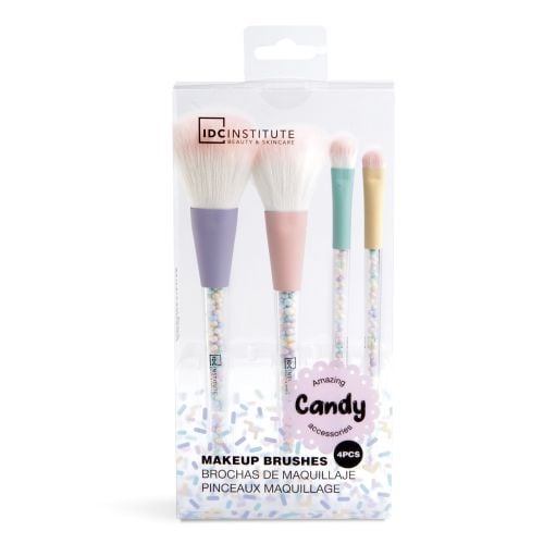 IDC INSTITUTE CANDY MAKEUP BRUSHES set 4 pz