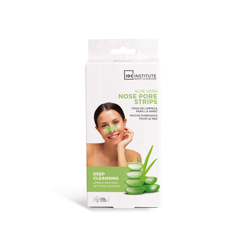 IDC INSTITUTE ALOE VERA bandes purifiantes nez 5 u