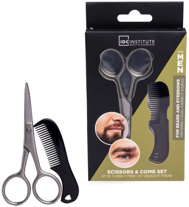 IDC INSTITUTE SET FORBICI E PETTINE 2 pz