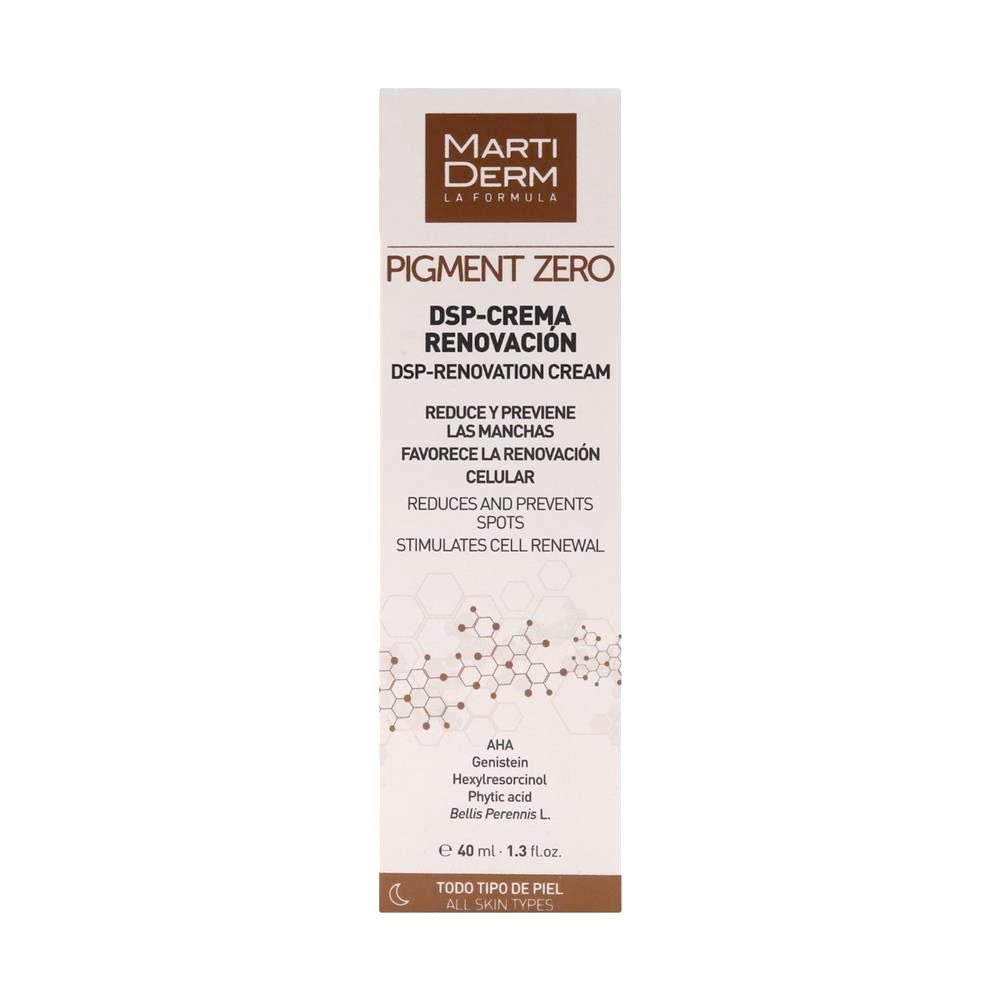 MARTIDERM PIGMENT ZERO DSP crema depigmentante rinnovatrice 40 ml