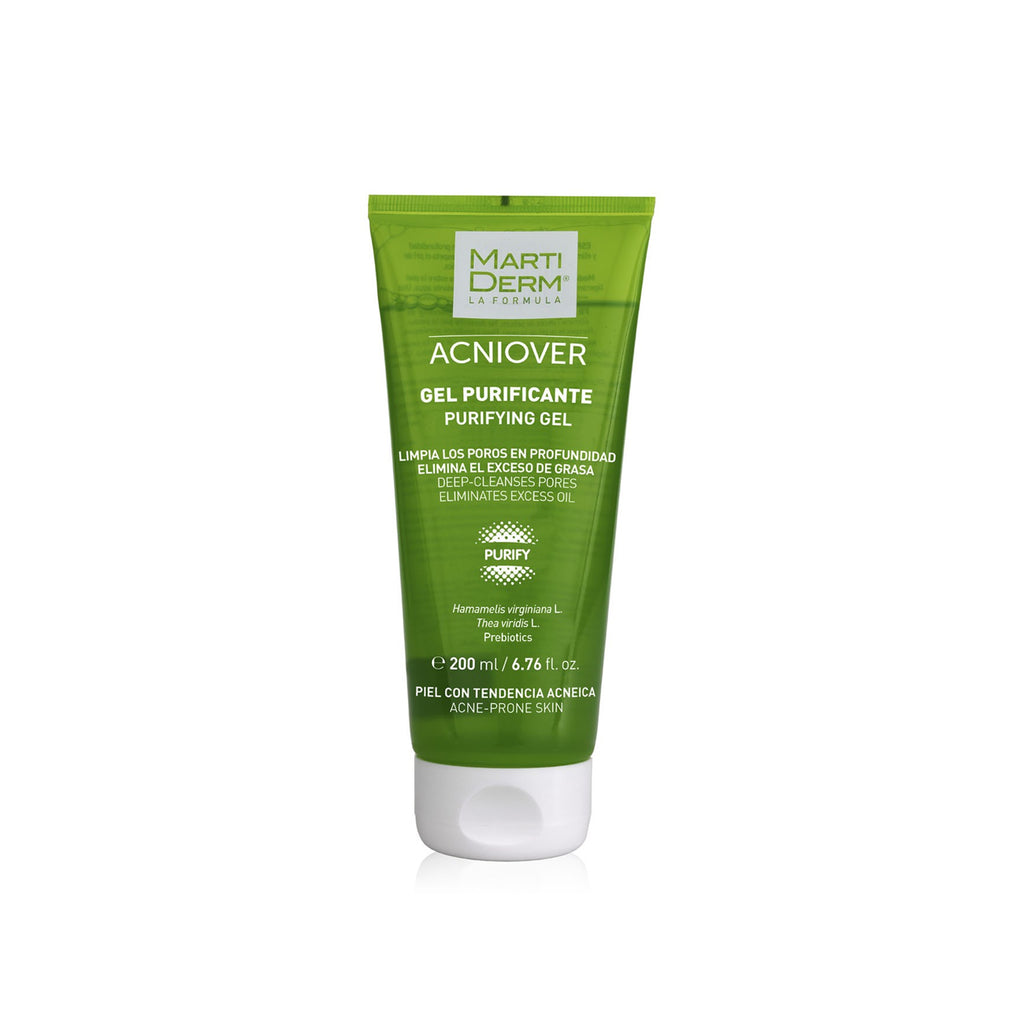MARTIDERM ACNIOVER gel purifiant peau grasse et acnéique 200 ml