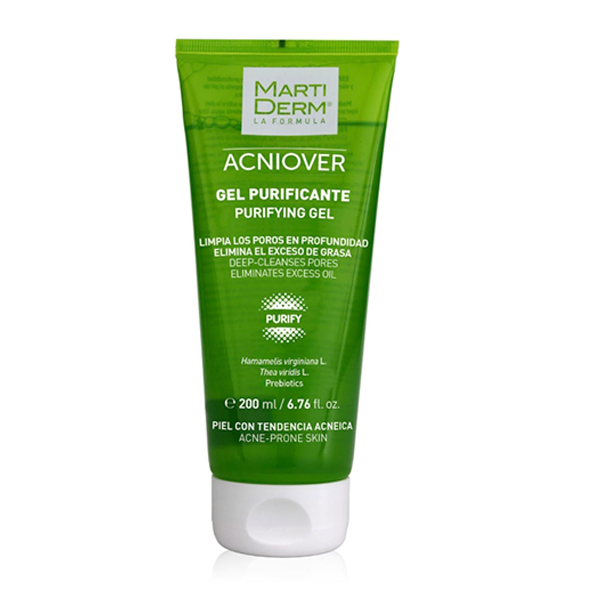 MARTIDERM ACNIOVER gel purifiant peau grasse et acnéique 200 ml