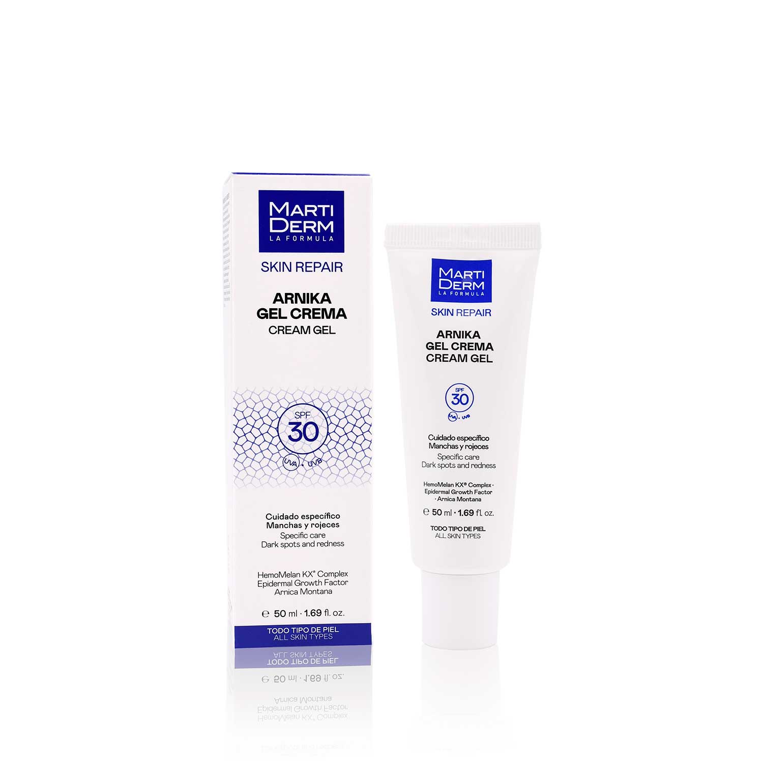 MARTIDERM SKIN REPAIR ARNIKA crema gel SPF30 50 ml