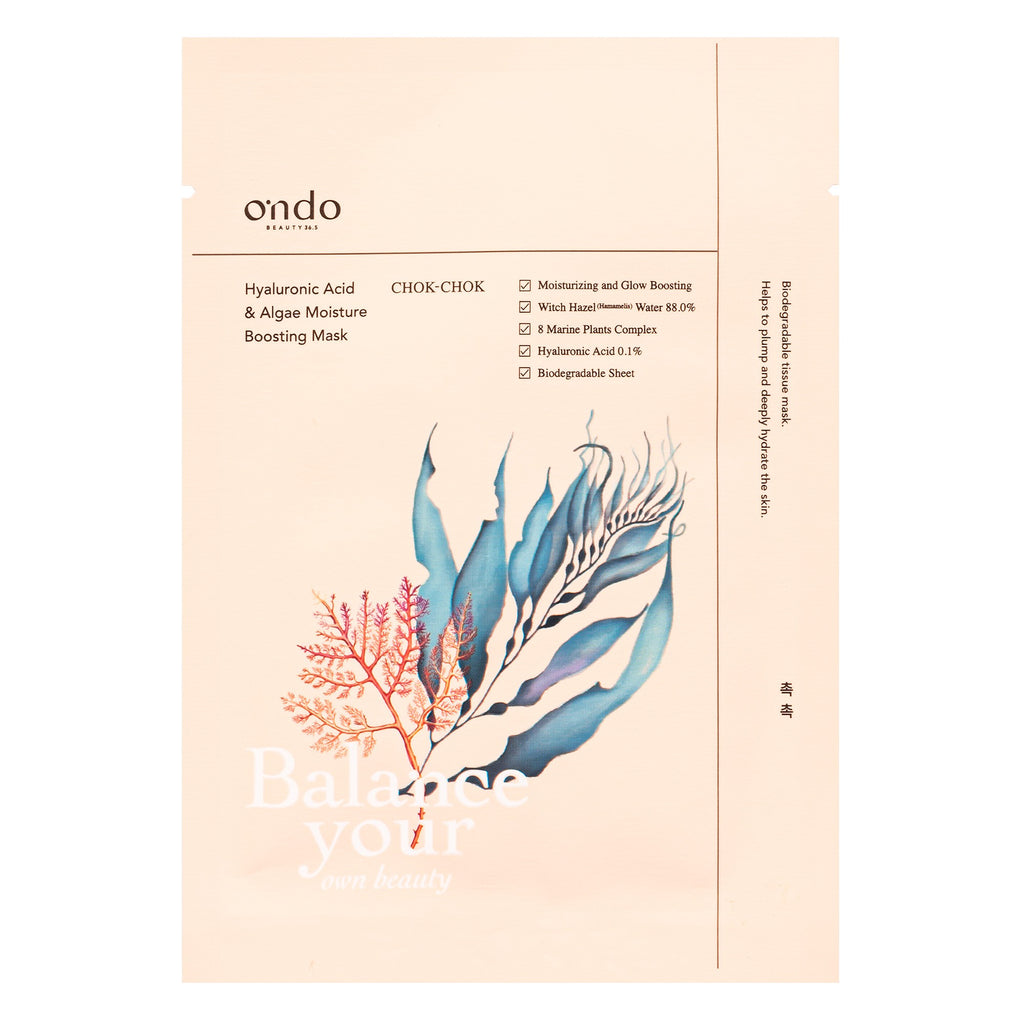 ONDO BEAUTY 36.5 MASCHERA IDRATANTE CON ACIDO IALURONICO E ALGHE 25 ml