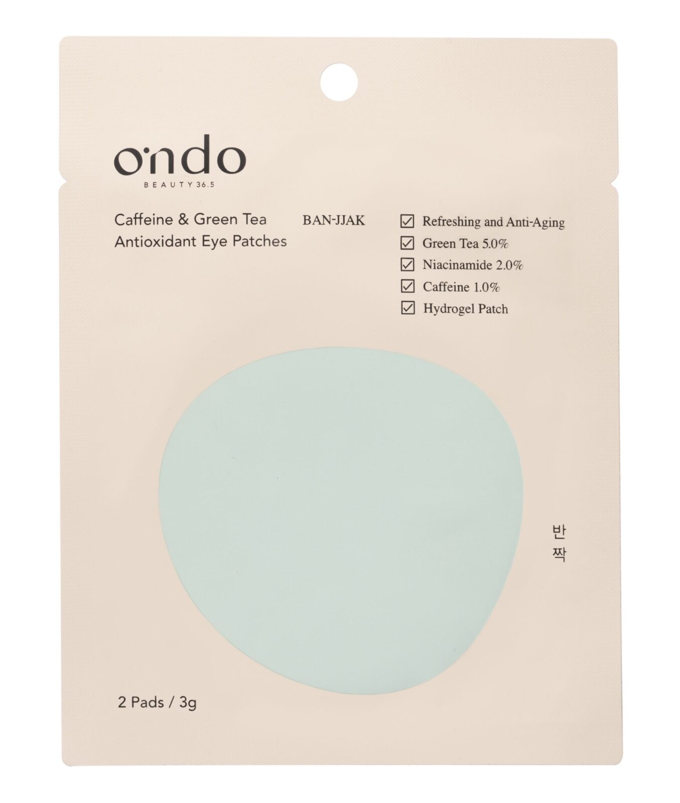 ONDO BEAUTY 36.5 CAFFEINE & GREEN TEA patch occhi antiossidanti 2 u