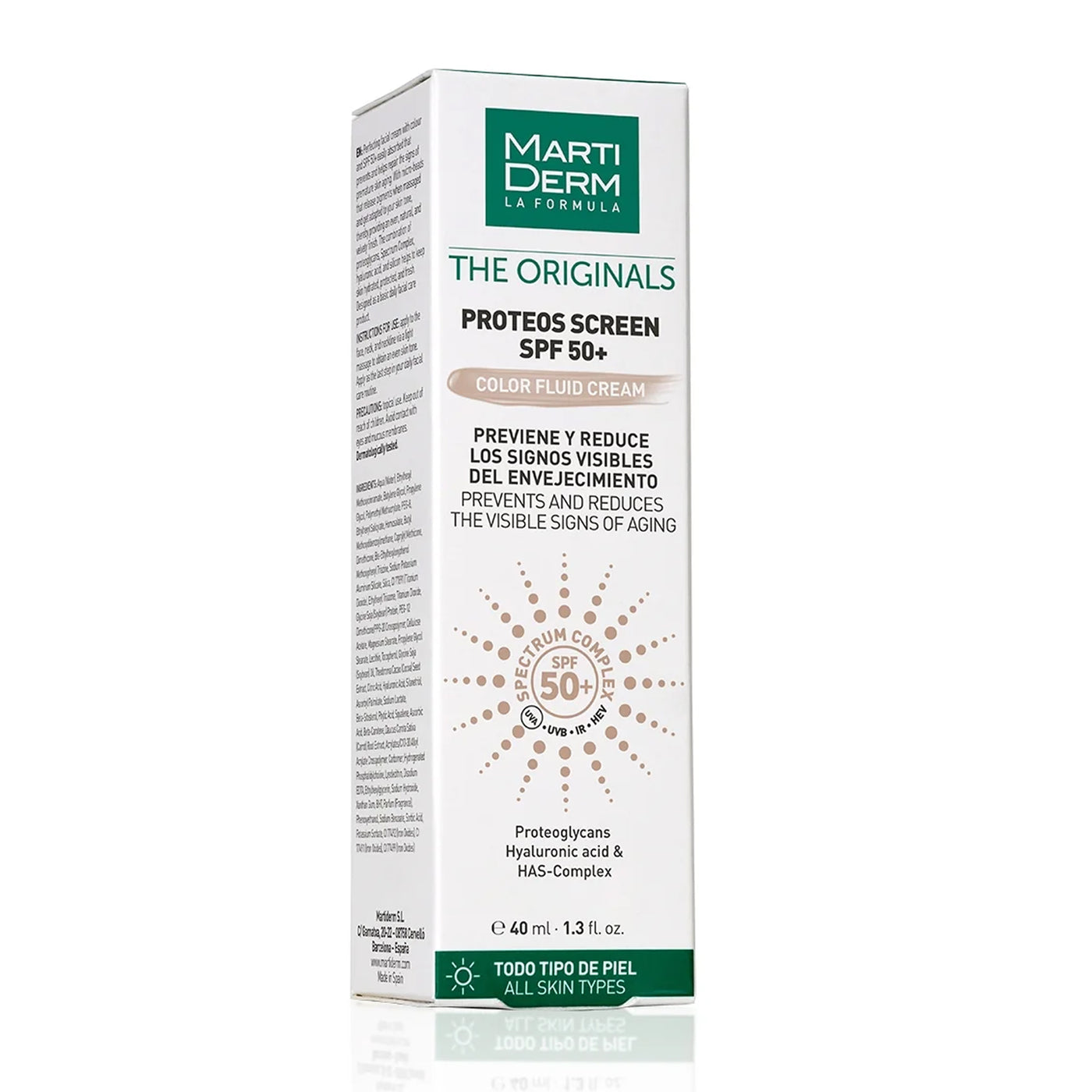 MARTIDERM THE ORIGINALS PROTEOS SCREEN crema colorata SPF50+ 40 ml