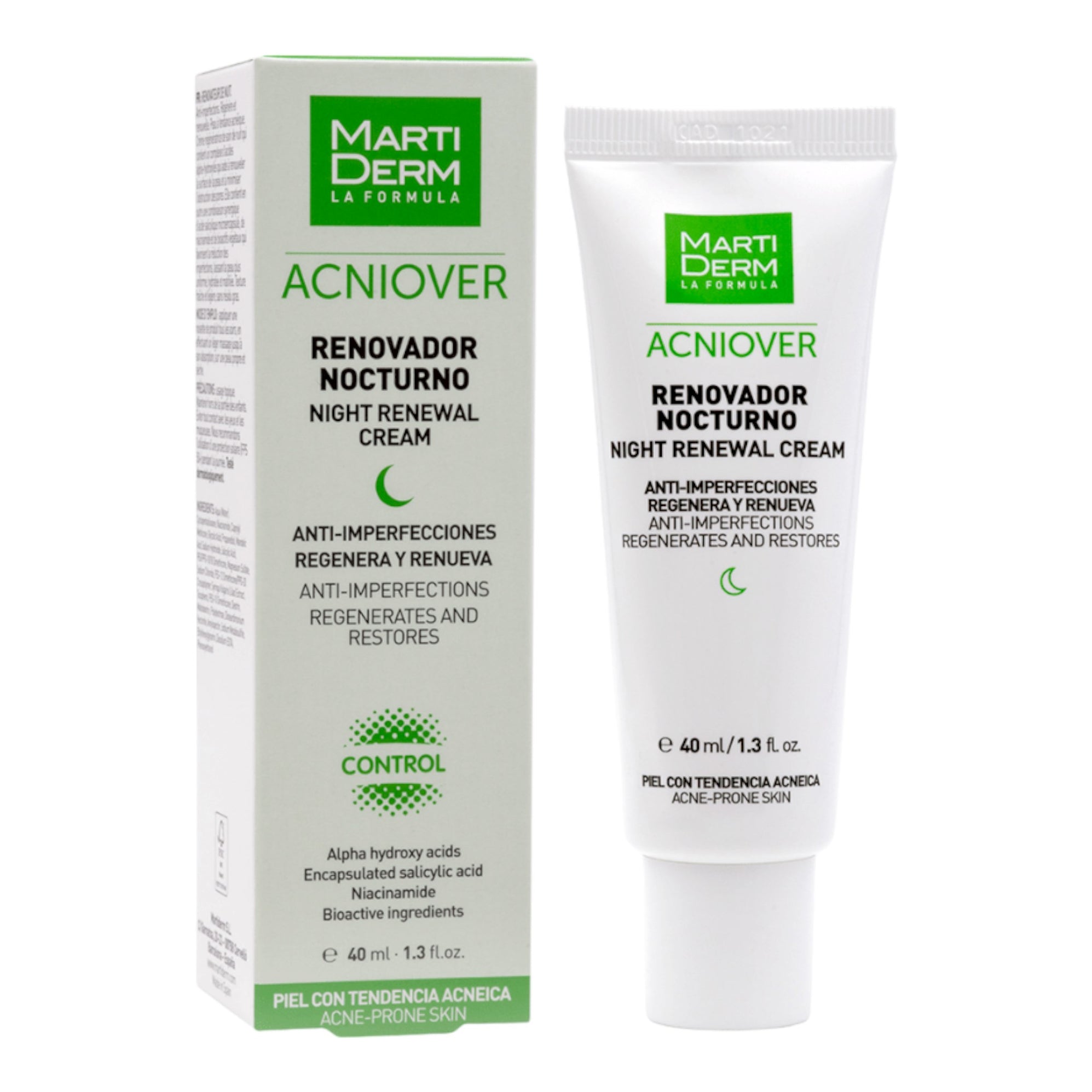 MARTIDERM ACNIOVER night renewer 40 ml