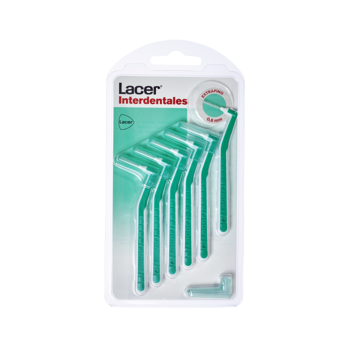 LACER INTERDENTALES ANGULAR extrafino #surtido 6 u
