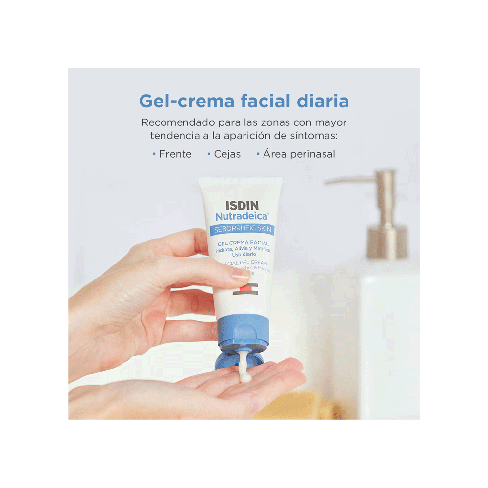 ISDIN NUTRADEICA gel-crème visage pour peau séborrhéique 50 ml