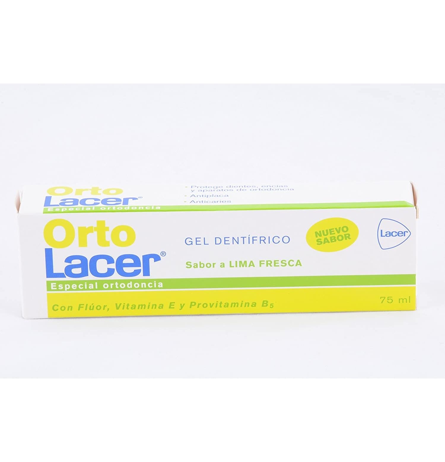 ORTOLACER gel dentífrico lima 75 ml