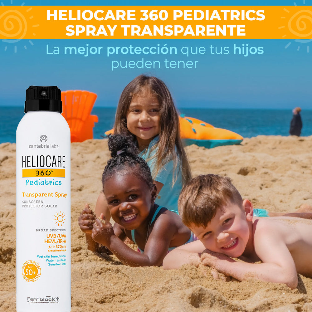 HELIOCARE 360º PEDIATRICS Spray transparent solaire SPF50+ 200 ml