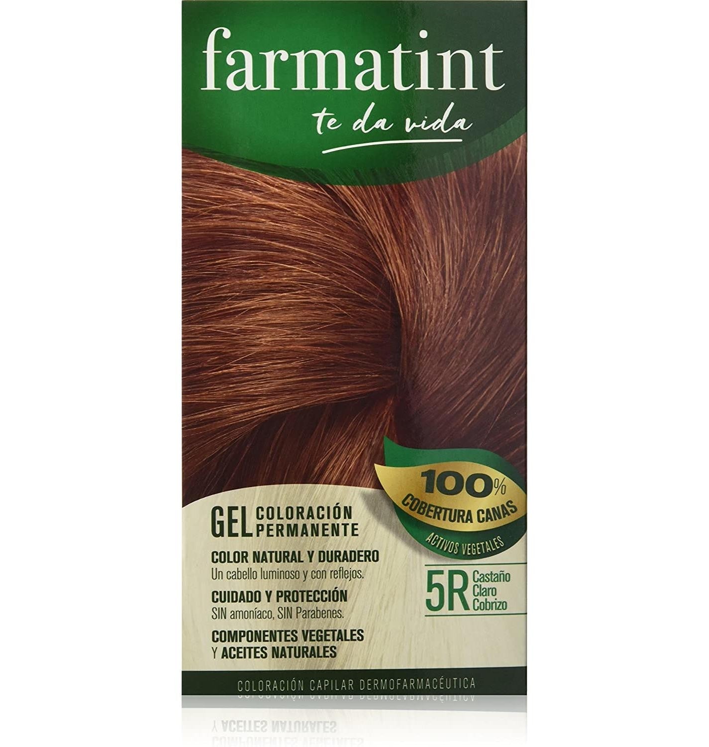 FARMATINT GEL colorazione permanente #5r-castano chiaro ramato 5 unità