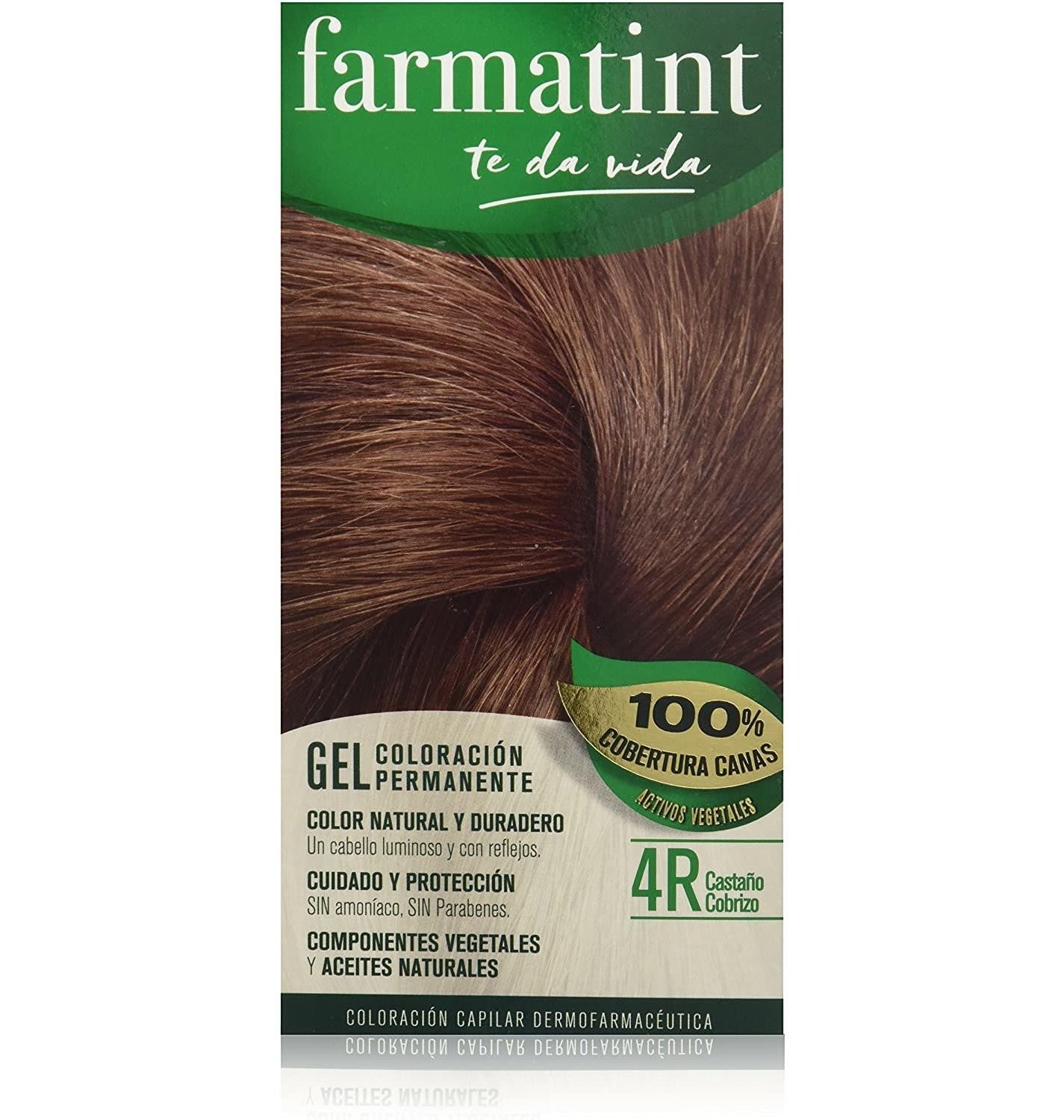 FARMATINT GEL colorazione permanente #4r-castano ramato 5 unità