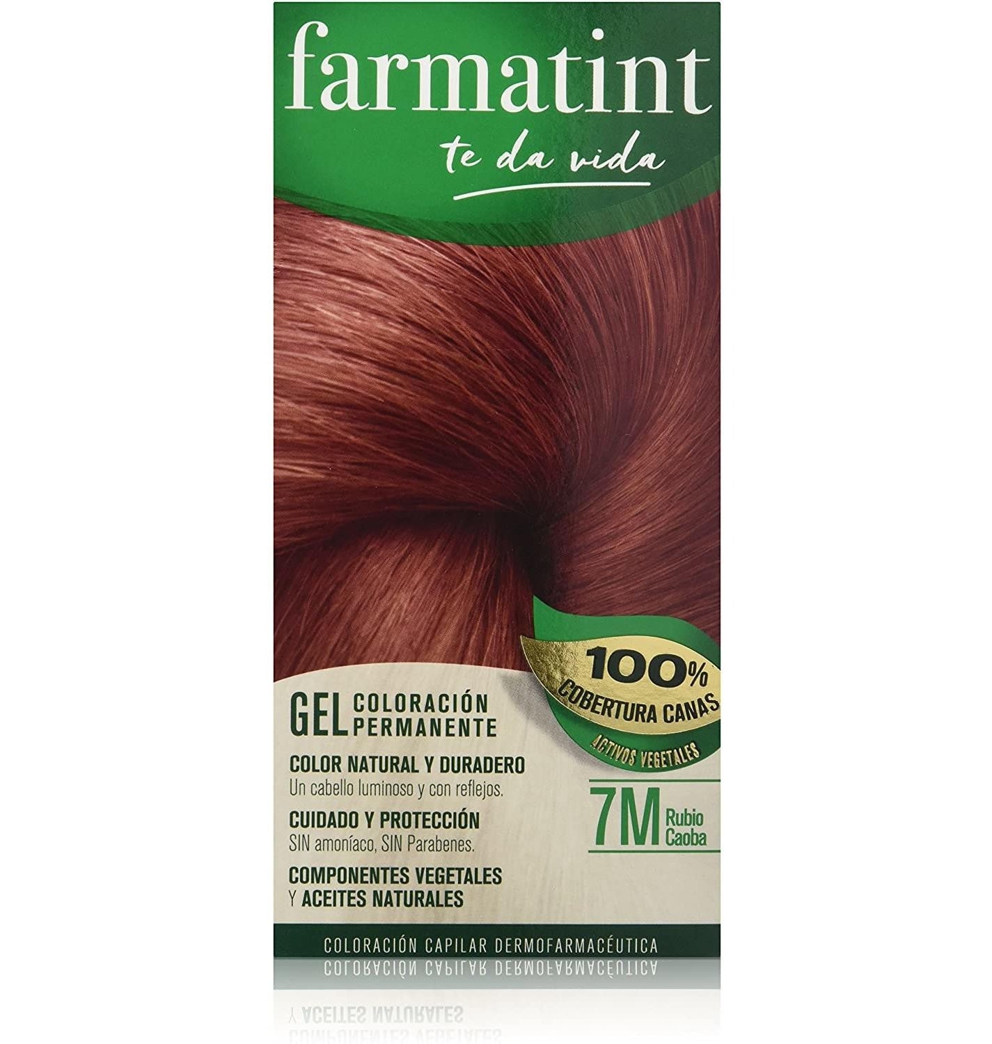 FARMATINT GEL coloration permanente #7m-blond acajou 5 unités