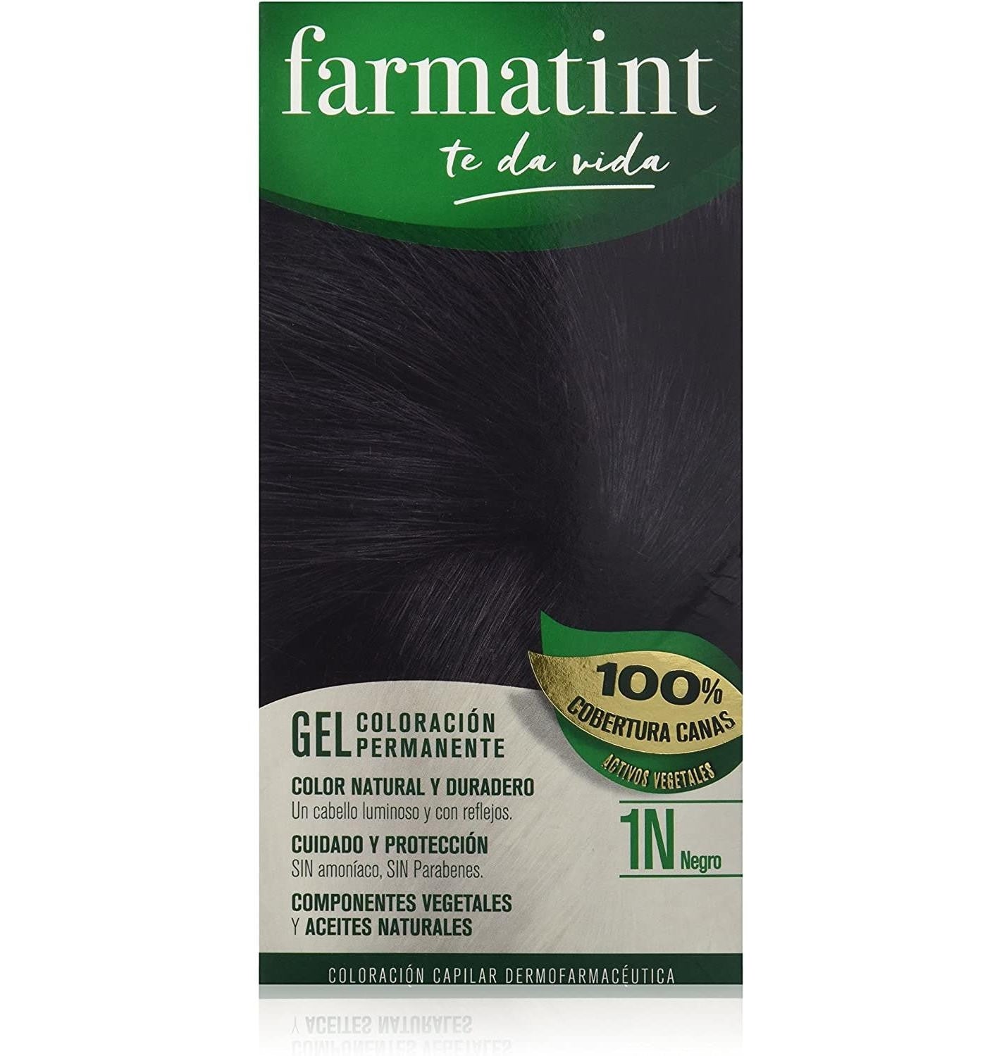 FARMATINT GEL colorazione permanente #1n-nero 5 u