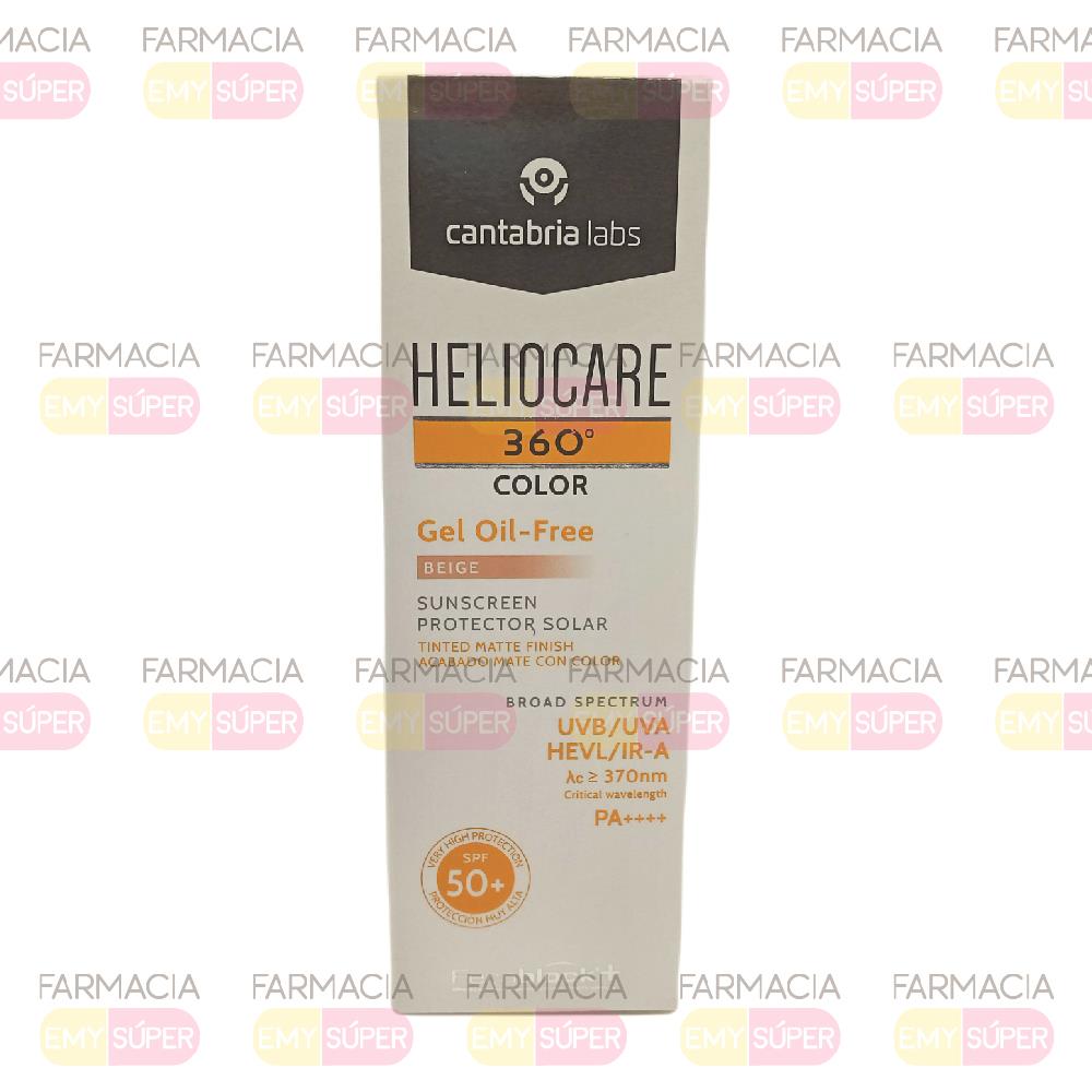 HELIOCARE 360° COLOR tinted sunscreen gel oil free SPF50+ #beige 50 ml