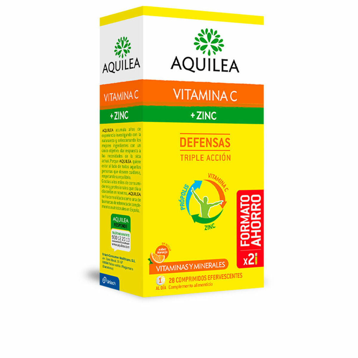 AQUILEA Vitamina C e Zinco 14 Compresse Effervescenti
