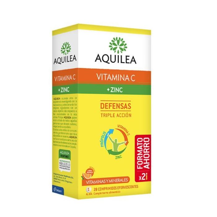 AQUILEA Vitamin C + Zinc Savings Pack 28 Tablets