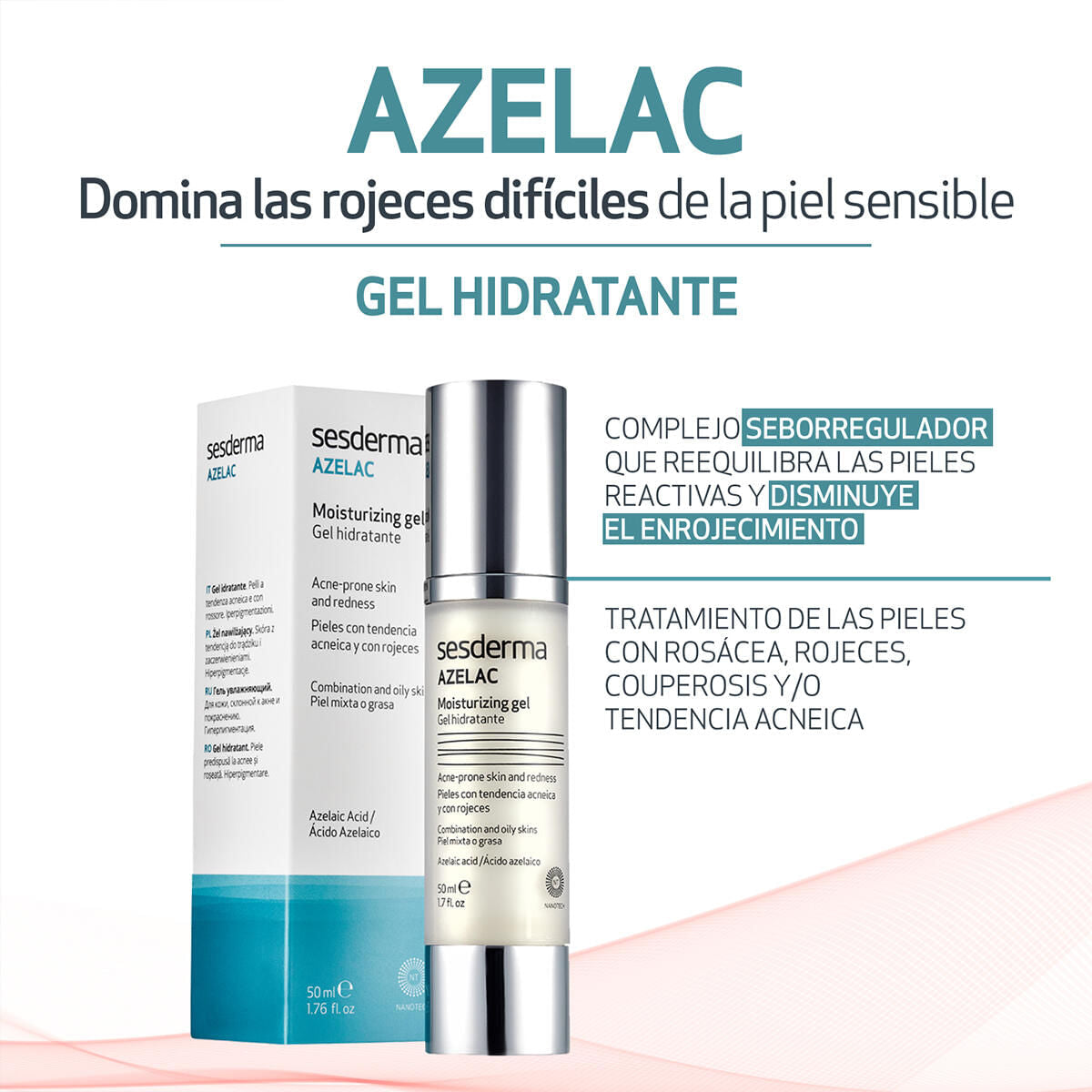 SESDERMA AZELAC gel idratante 50 ml