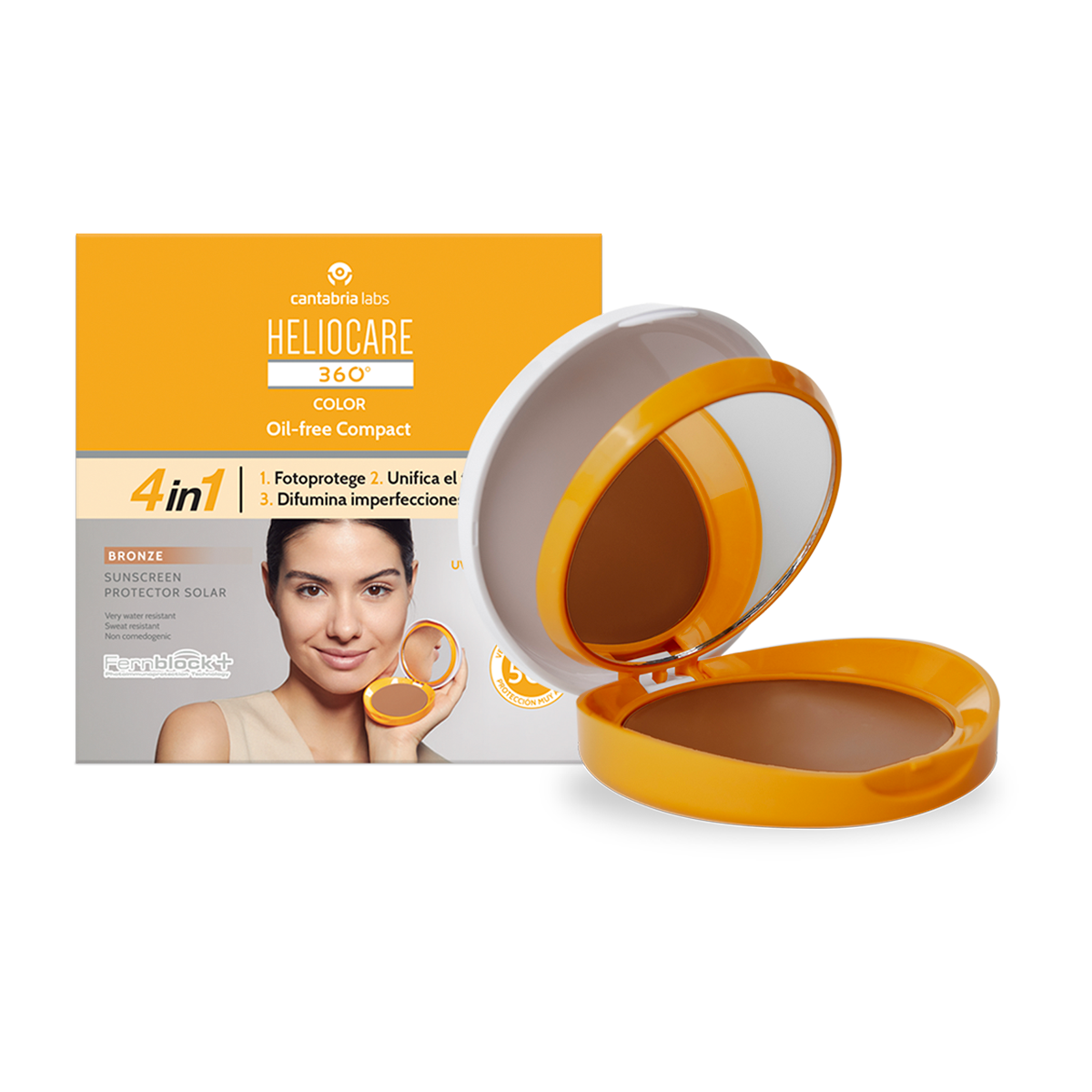 HELIOCARE 360º compatto oil-free colore SPF50 #Bronze 10 gr