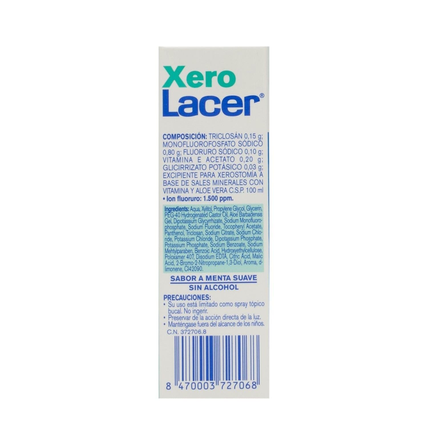 XEROLACER spray orale per bocca secca 30 ml