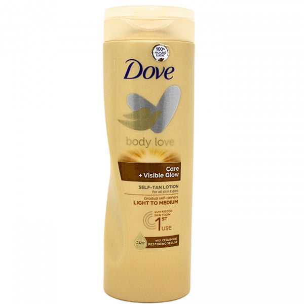 DOVE VISIBLE GLOW Lozione Autoabbronzante Corpo Media 400ml