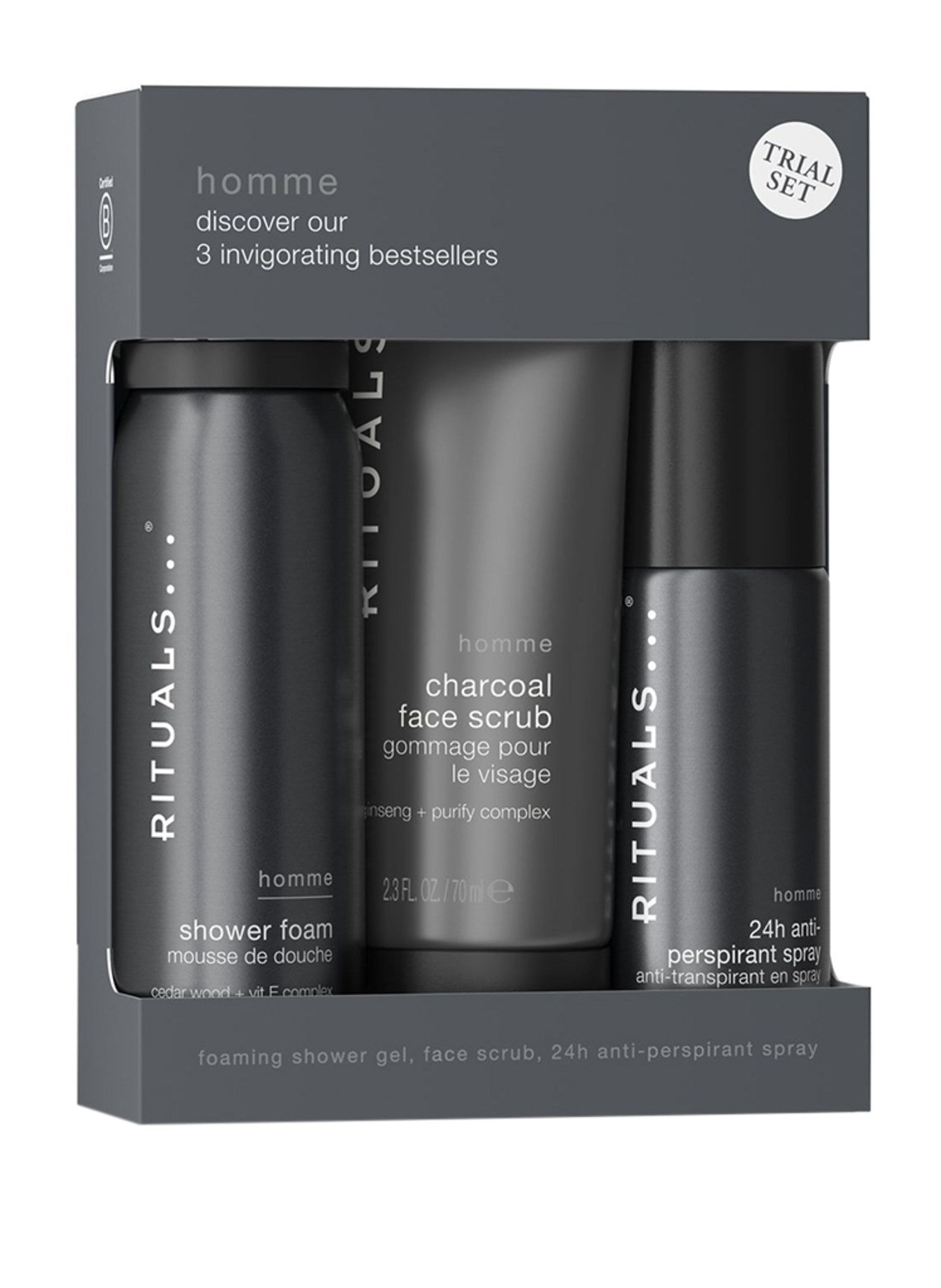 RITUALS MEN TRIAL SET 3 u