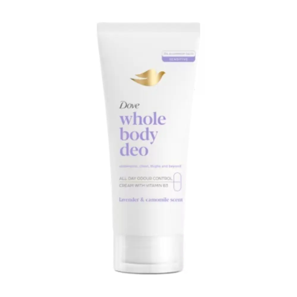 DOVE LAVANDA & CAMOMILLA Crema corpo deodorante unisex 75 ml