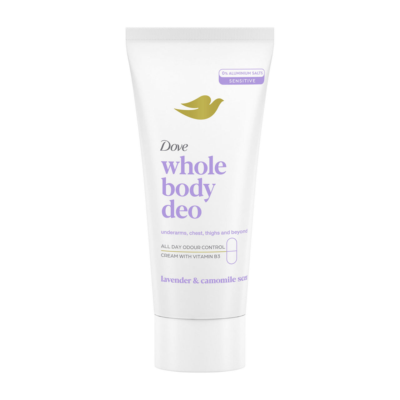 DOVE LAVANDA & CAMOMILLA Crema corpo deodorante unisex 75 ml