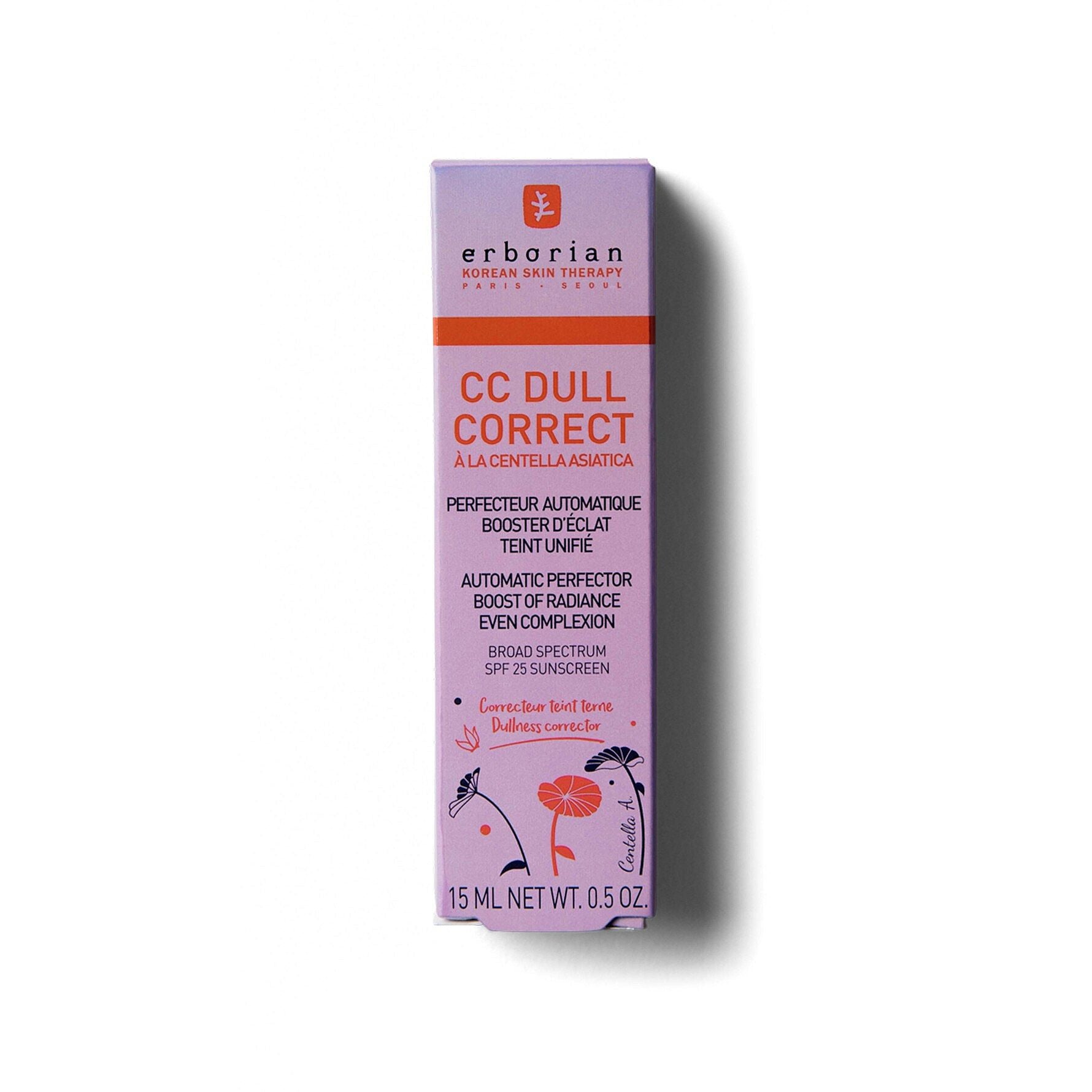 ERBORIAN CC DULL ALLA CENTELLA ASIATICA correttore illuminante #trasparente 15 ml