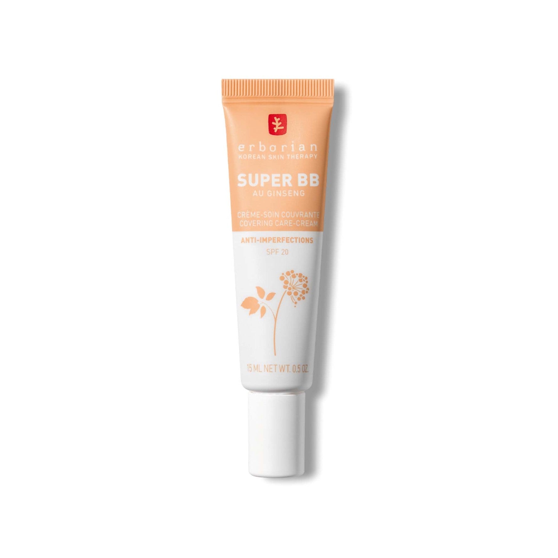 ERBORIAN SUPER BB AL GINSENG crema anti-imperfezioni SPF20 #Gold 15 ml