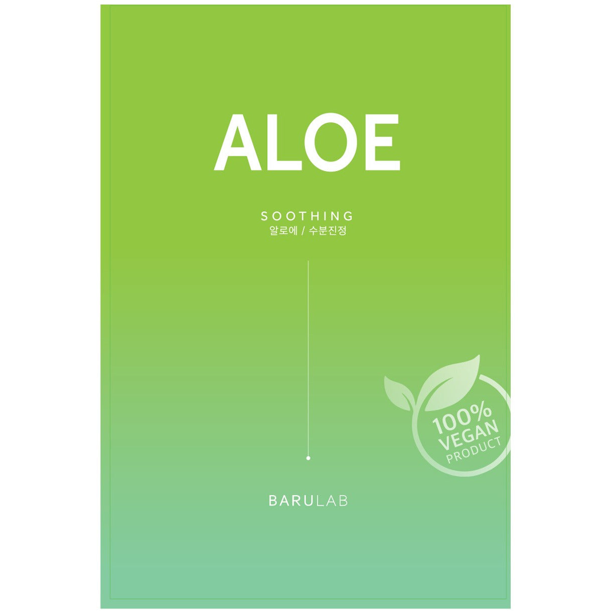 BARULAB THE CLEAN shooting mask vegana all'aloe 23 gr