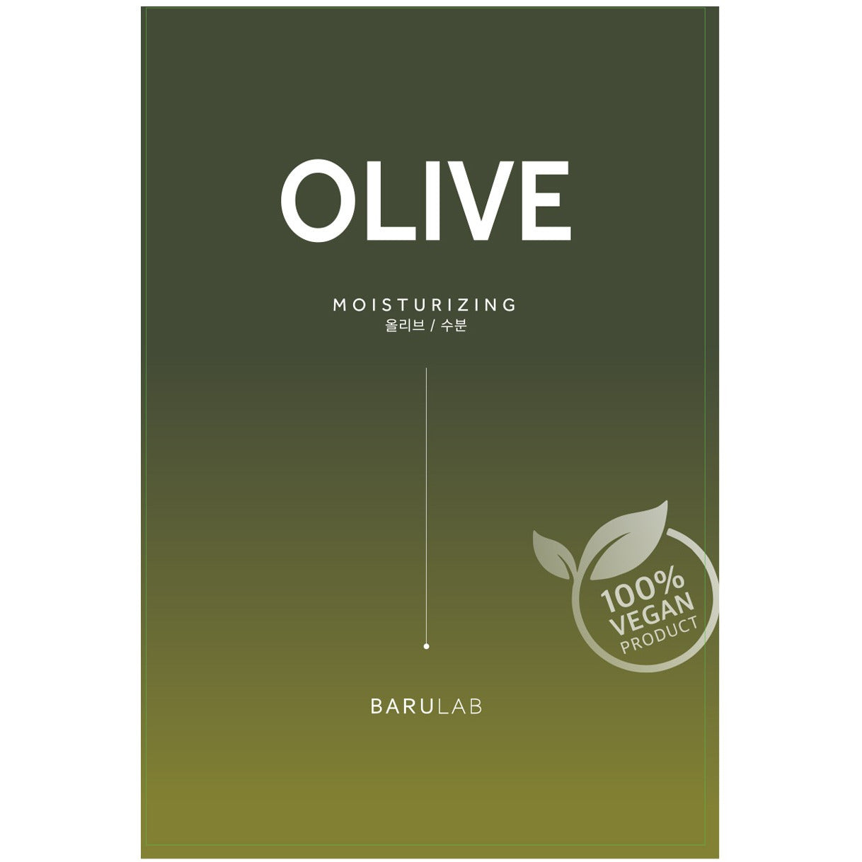 BARULAB THE CLEAN maschera vegana idratante all'oliva 23 gr
